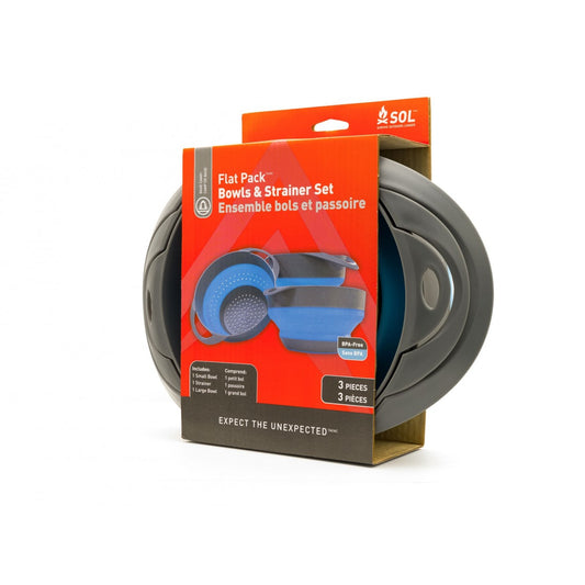 AMK - SOL Flat Pack Bowls And Strainer Set