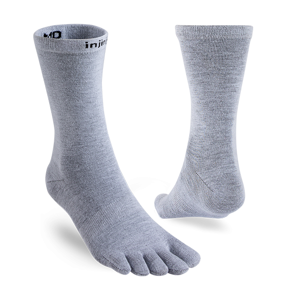 Injinji - Liner Crew Coolmax Socks - Gray