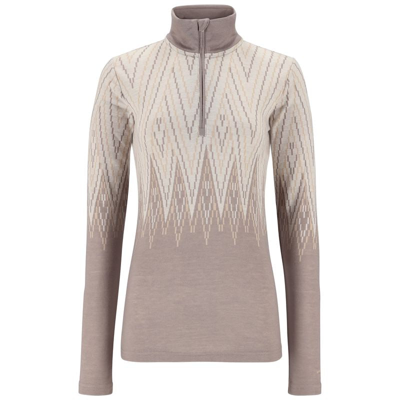 Kari Traa - Juliane Wool Half Zip - Wgrey