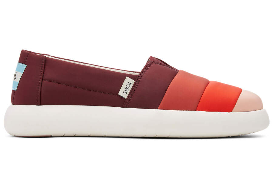 TOMS - Alpargata Mallow Women's Shoes - Bur Mlt Matte Woven Alpama Sneak