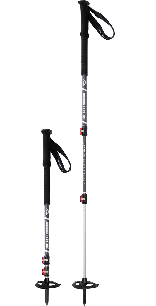 MSR - Dynalock Explore Backcountry Poles - Steel Grey