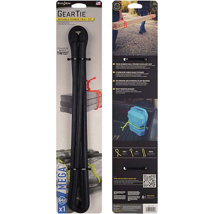 Nite Ize - Gear Tie Mega Twist Tie - Black
