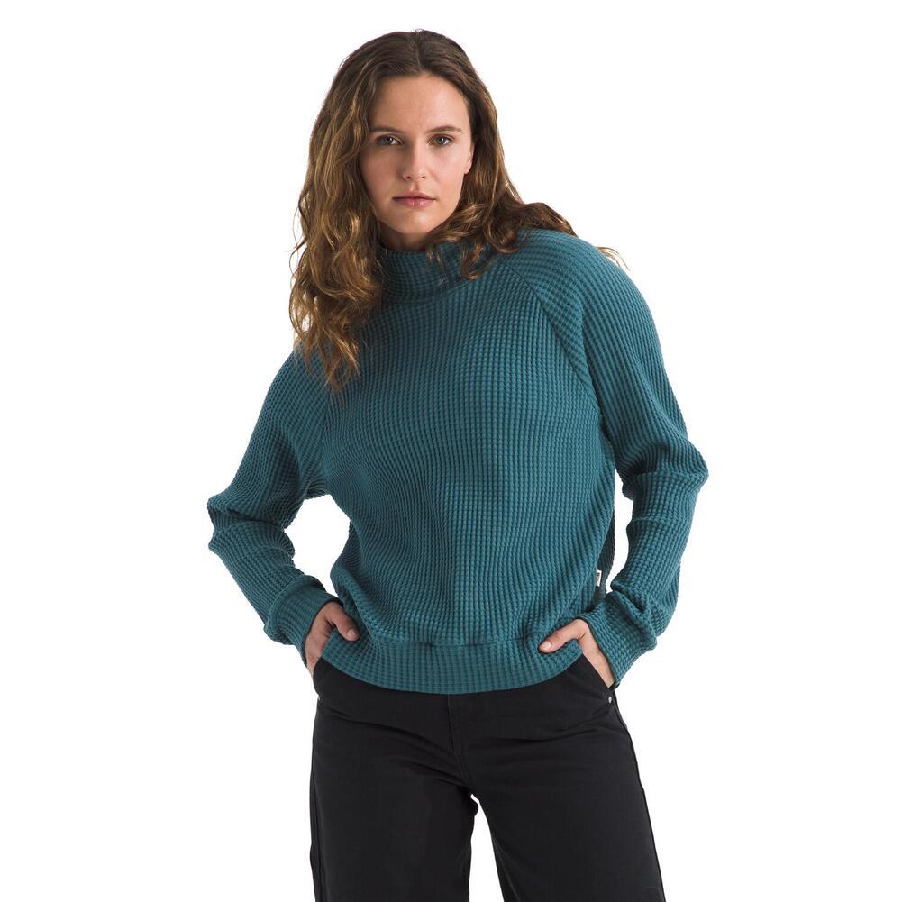 THE NORTH FACE Long-Sleeve Mock Neck Chabot - Womens Mineral Gold Large main image 1