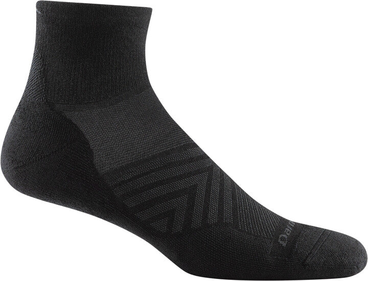 Darn Tough - Run 1/4 Ultra-Lightweight Cushion - Men's - Black