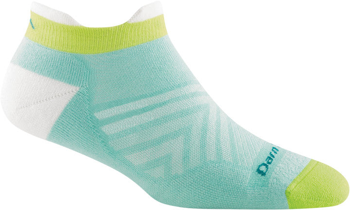 Darn Tough - Women's Run CoolMax No Show Tab UL Cushion - Aqua