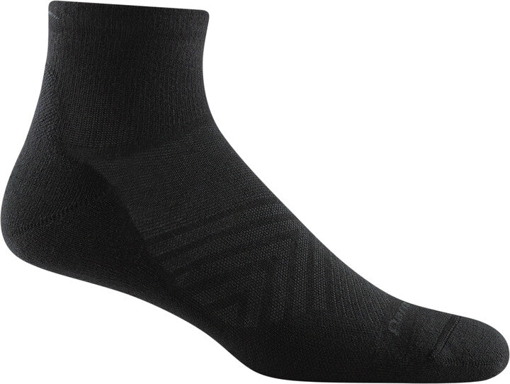 Darn Tough - Run CoolMax 1/4 Ultra Lightweight Cushion Sock - Black