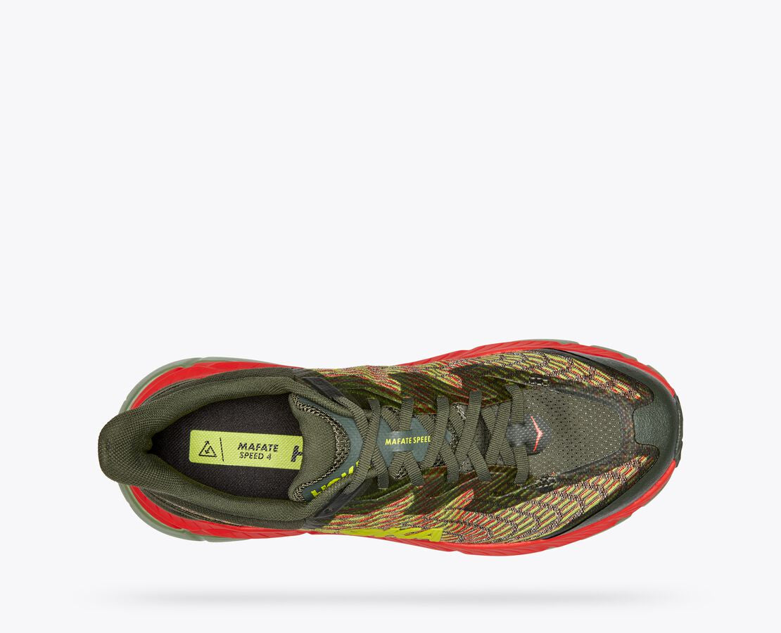 Hoka - Mafate Speed 4 Men's - Thyme/Fiesta