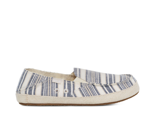 Sanuk - Twinny ST Linen Stripe - Natural/Indigo