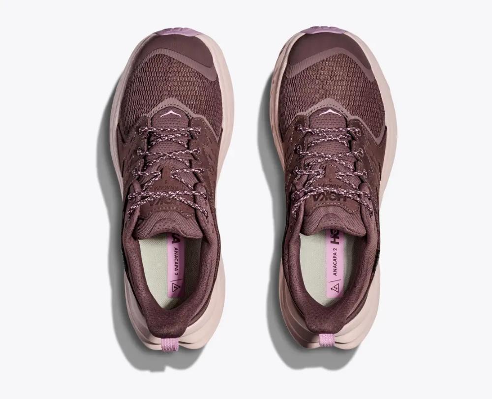 Hoka - Anacapa 2 Low Gtx - Women's - Smoky Quartz / Cosmic Pearl