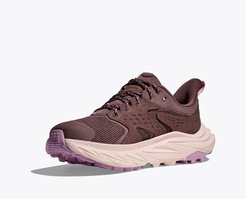 Hoka - Anacapa 2 Low Gtx - Women's - Smoky Quartz / Cosmic Pearl