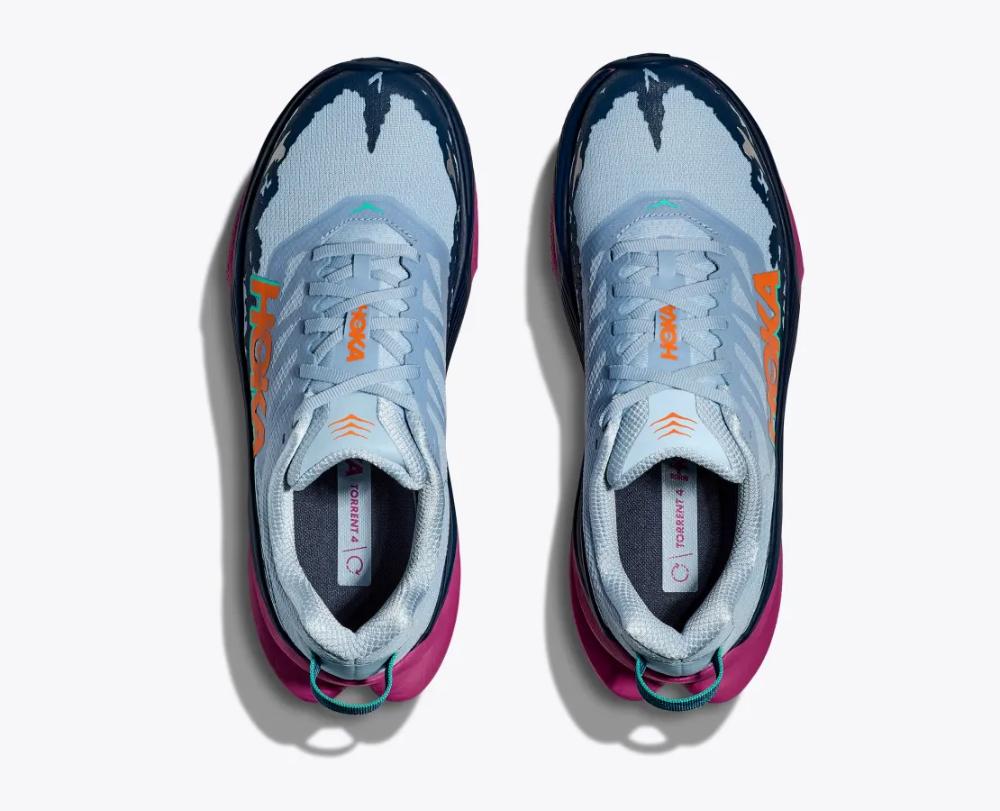 Hoka - Torrent 4 - Women's - Drizzle / Fuchsia