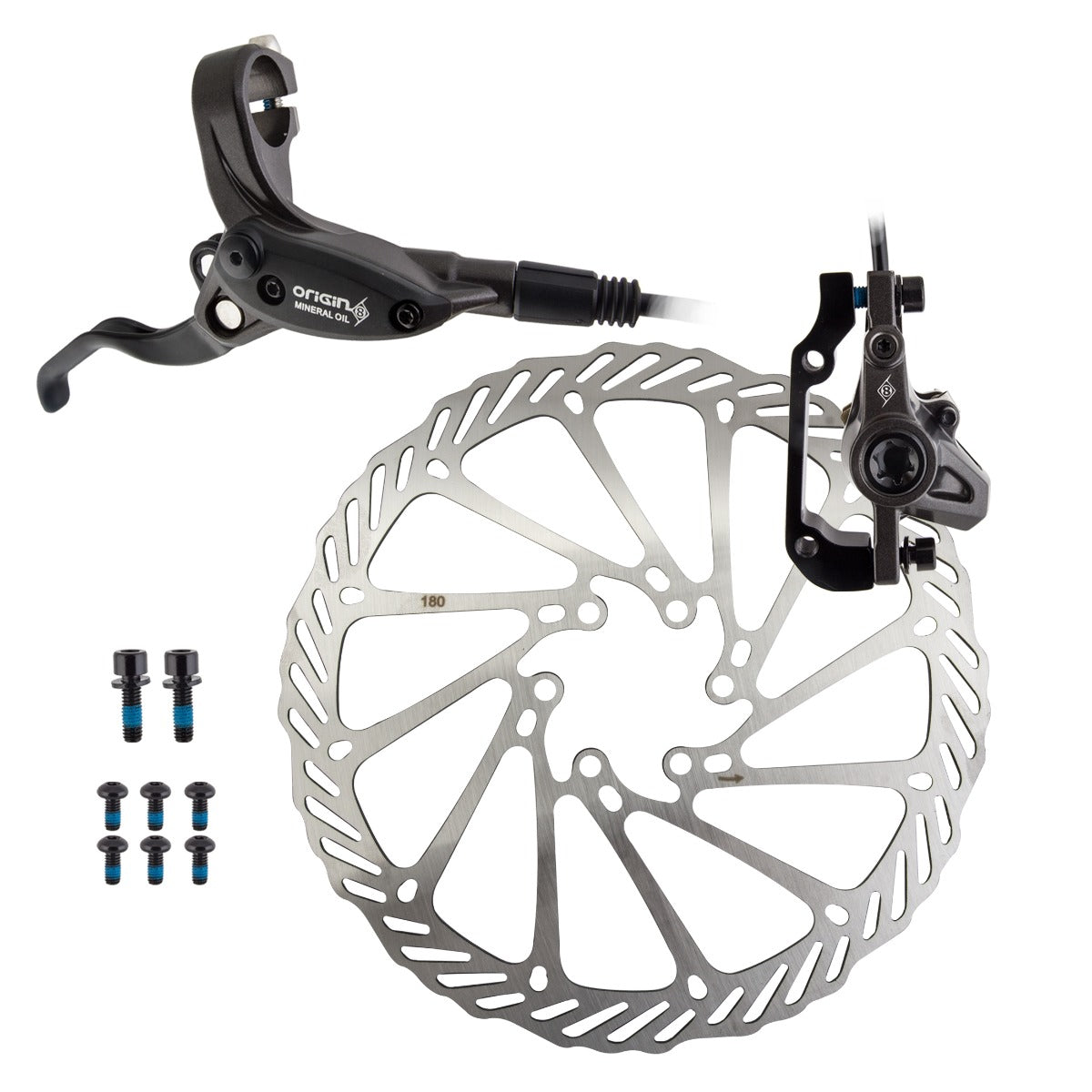 Origin8 - Vise MTB Front Hydraulic Disc Brake Kit - 180