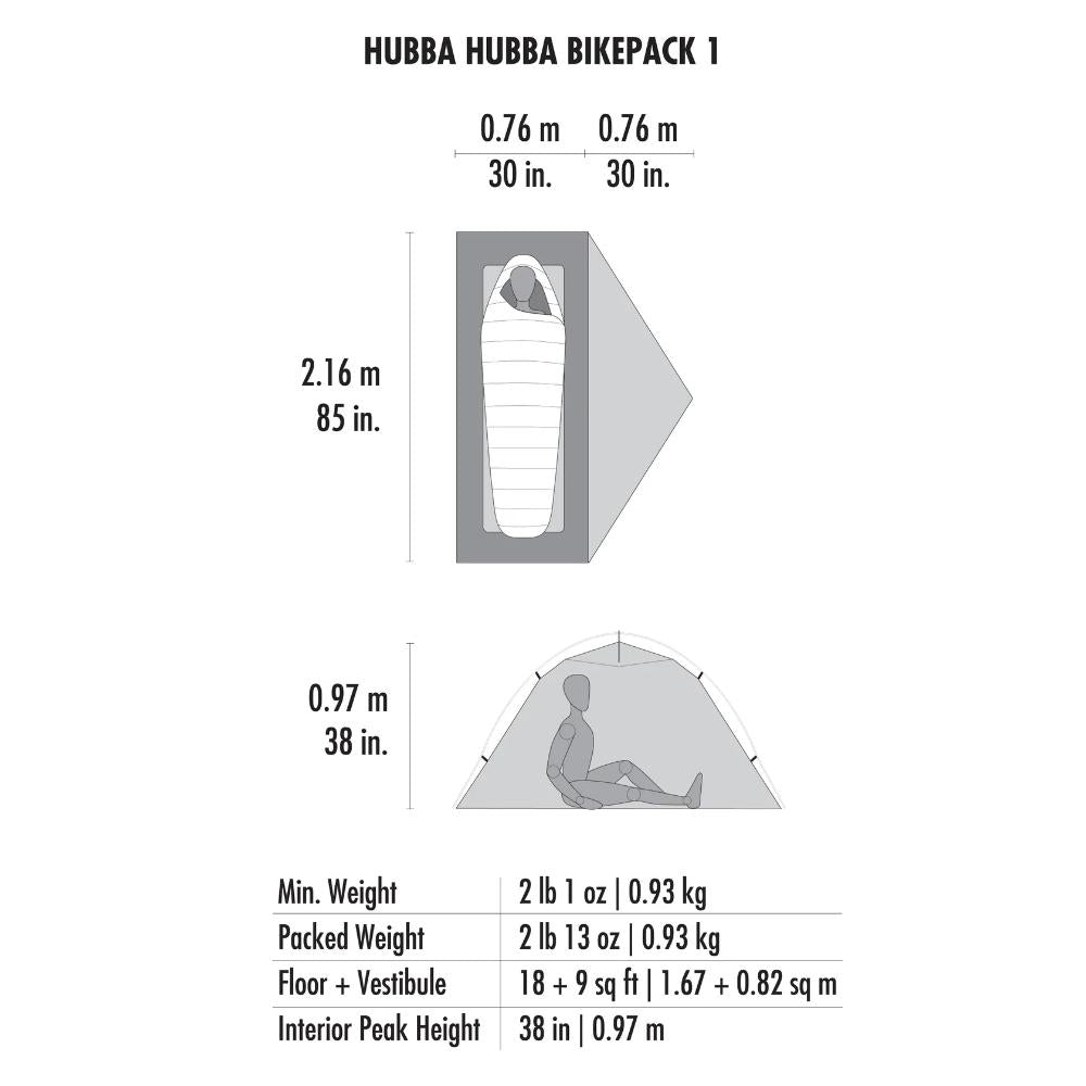 MSR - Hubba Hubba Bikepack 1