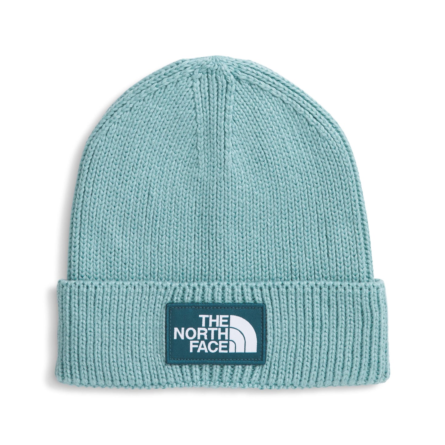 The North Face - TNF Logo Box Cuffed Beanie - Blue Eclipse/Space