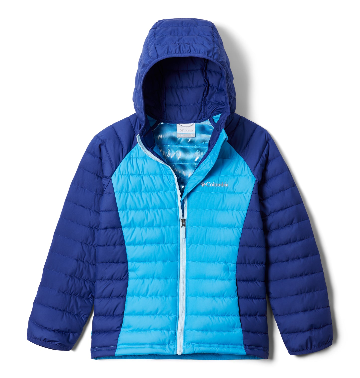 Columbia - Girls Powder Lite Hooded Jacket - Dark Sapphire