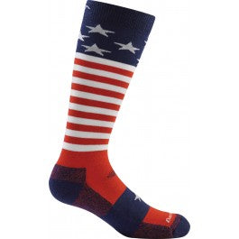 Darn Tough - Captain Stripes Junior OTC Light - Stars And Stripes