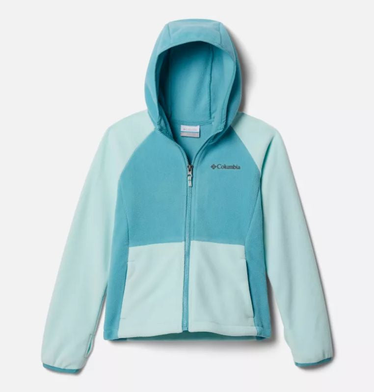 Columbia - Fast Trek II Fleece Hoodie - Toddlers' - Sea Wave, Icy Morn