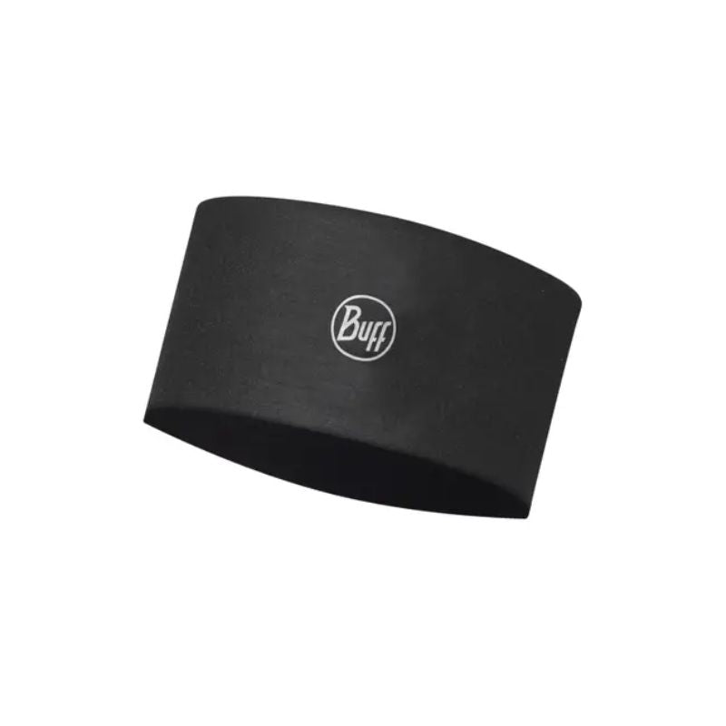 Buff - CoolNet UV Wide Headband - Solid Black