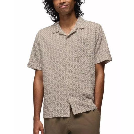 Prana - Road's End Short Sleeve Shirt - Beach Pebble