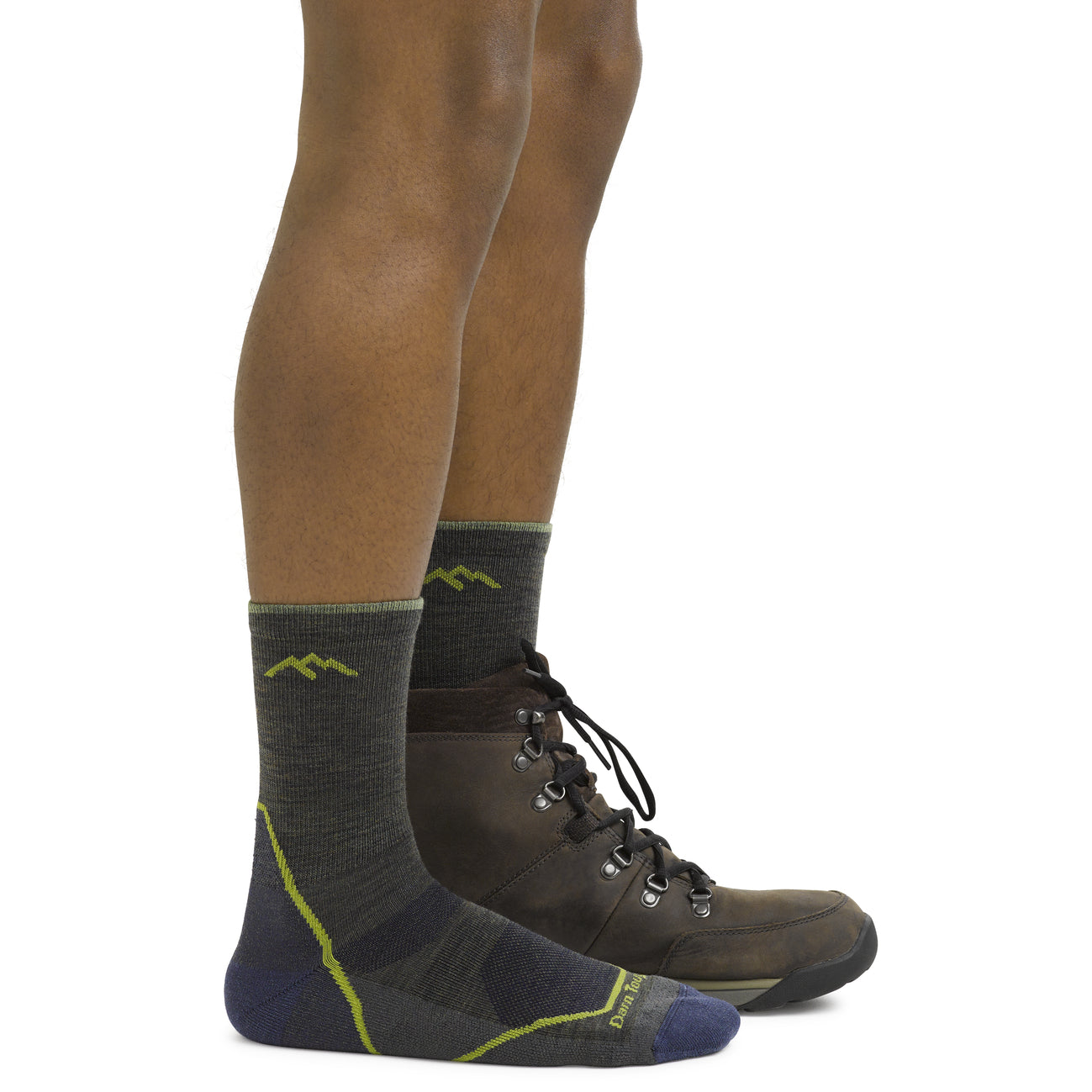 Darn Tough - Light Hiker Micro Crew Lightweight with Cushion - Space Gray