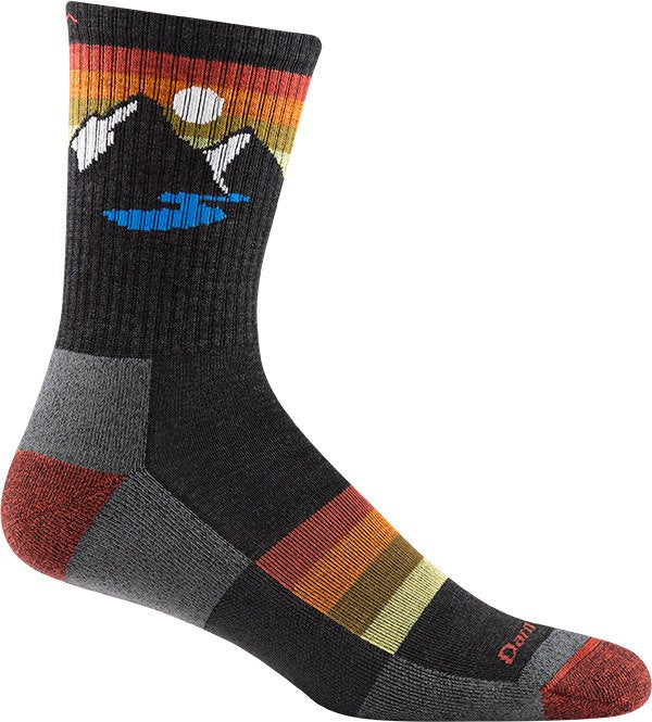 Darn Tough - Sunset Ridge Micro Crew Lightweight Cushion - Men's - Charcoal