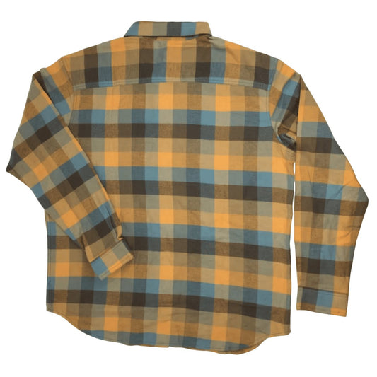 Columbia LS BU Flannel Men XL Brn/Blu
