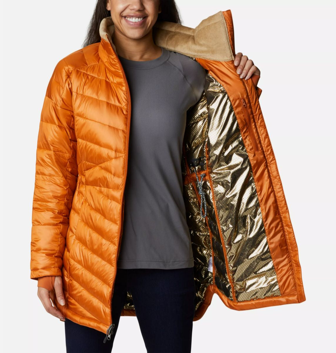 Columbia - Joy Peak Novelty Jacket Womens - Warm Copper