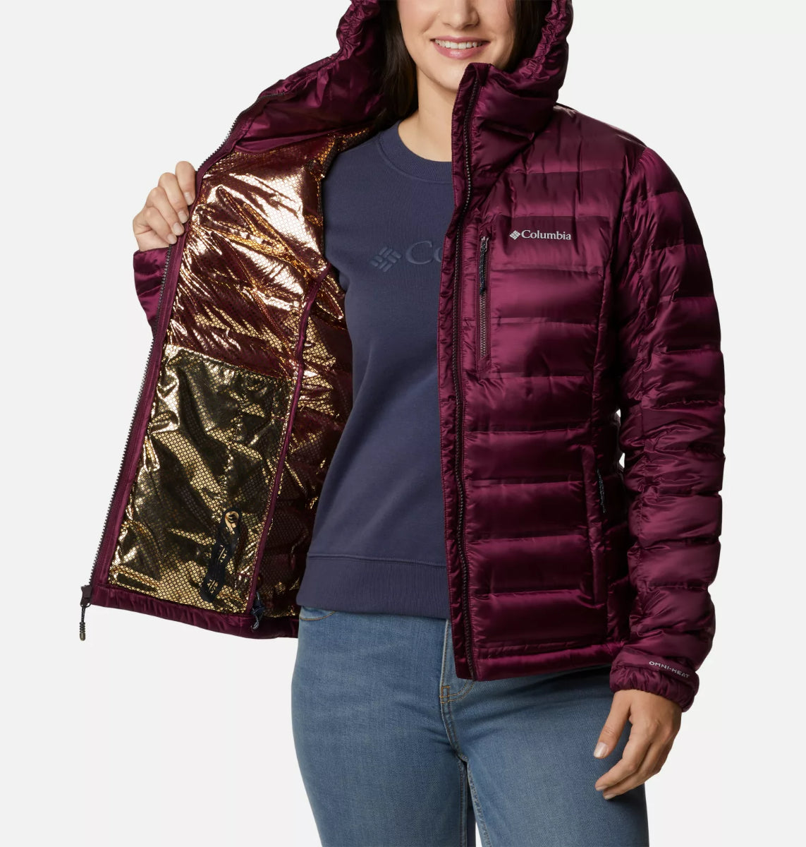 Columbia - Womens Pebble Peak Down Hooded Jacket