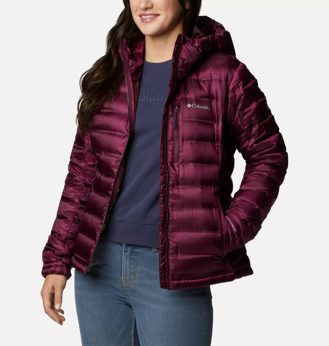 Columbia - Womens Pebble Peak Down Hooded Jacket