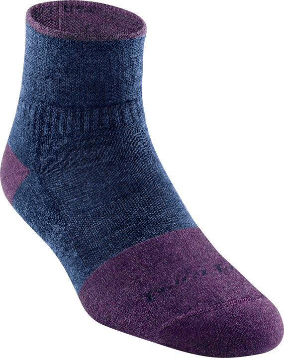 Darn Tough - Steely 1/4 Midweight With Cushion W/ Full Cushion Toe Box - Shale