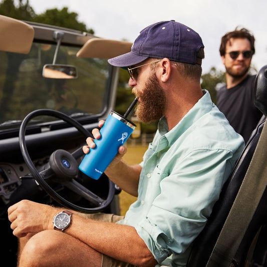 Hydro Flask - Medium Press-In Straw Lid - Black