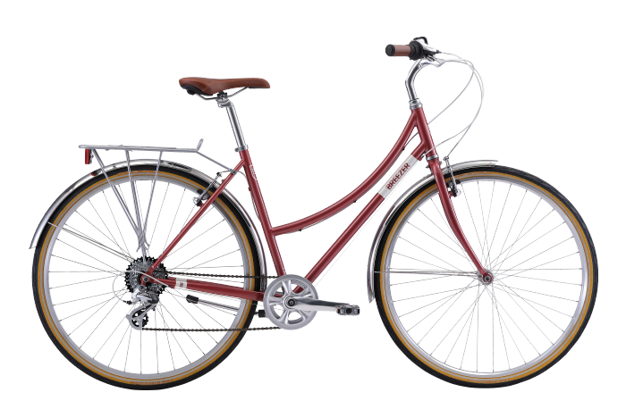 Breezer - Downtown EX ST Bike - Rhubarb Red