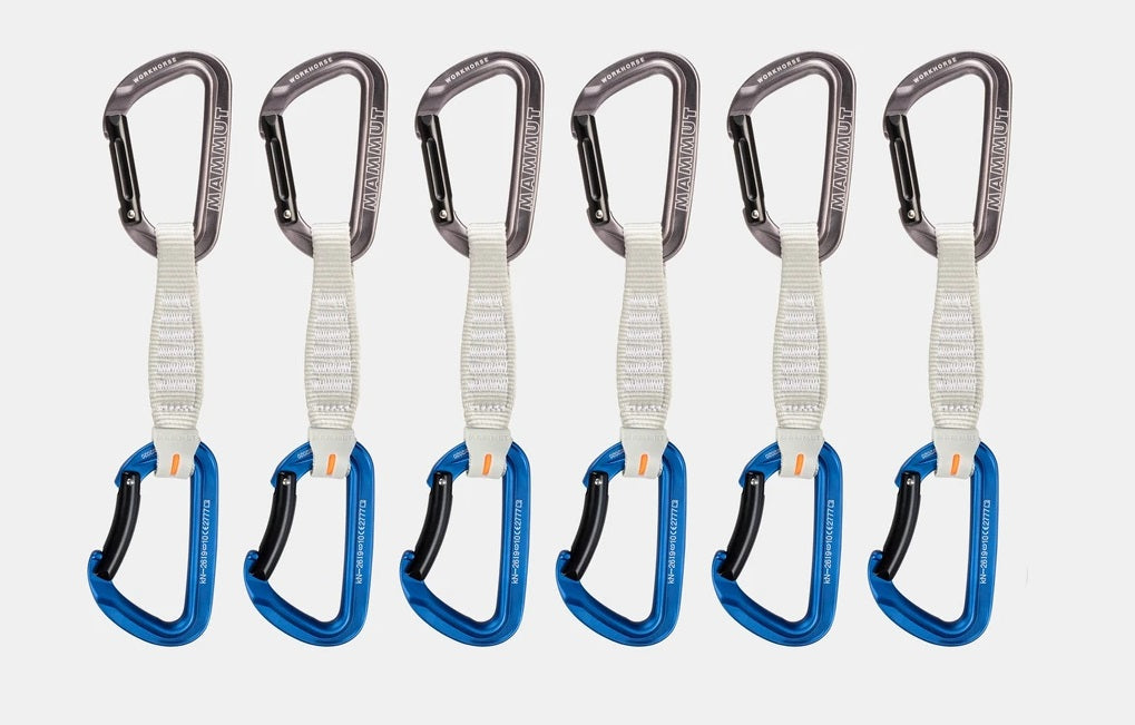 Mammut - Workhorse Keylock 6-Pack Quickdraws 12 cm - Grey-Blue