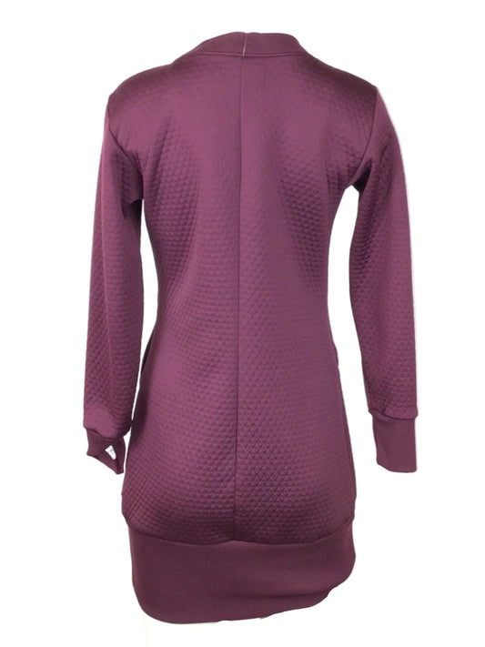 HH QUILTED DRESS WMN SM MERLOT