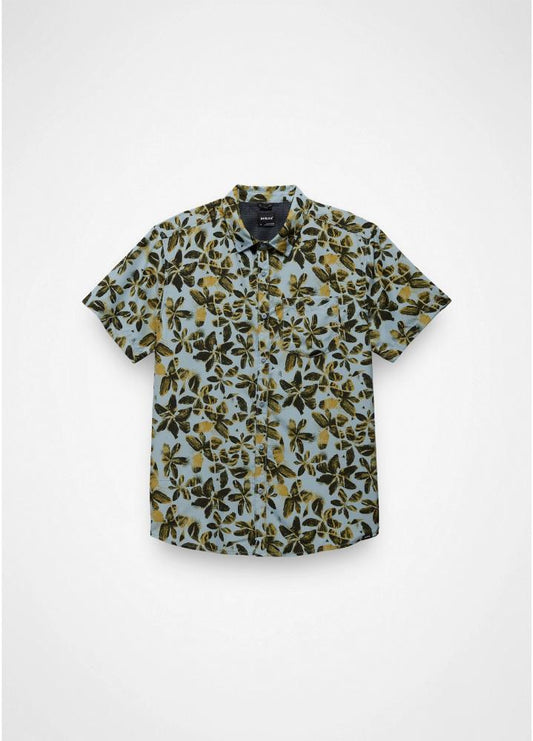 Prana - Lost Sol Printed Short Sleeve Shirt - Saltwater Wildflower