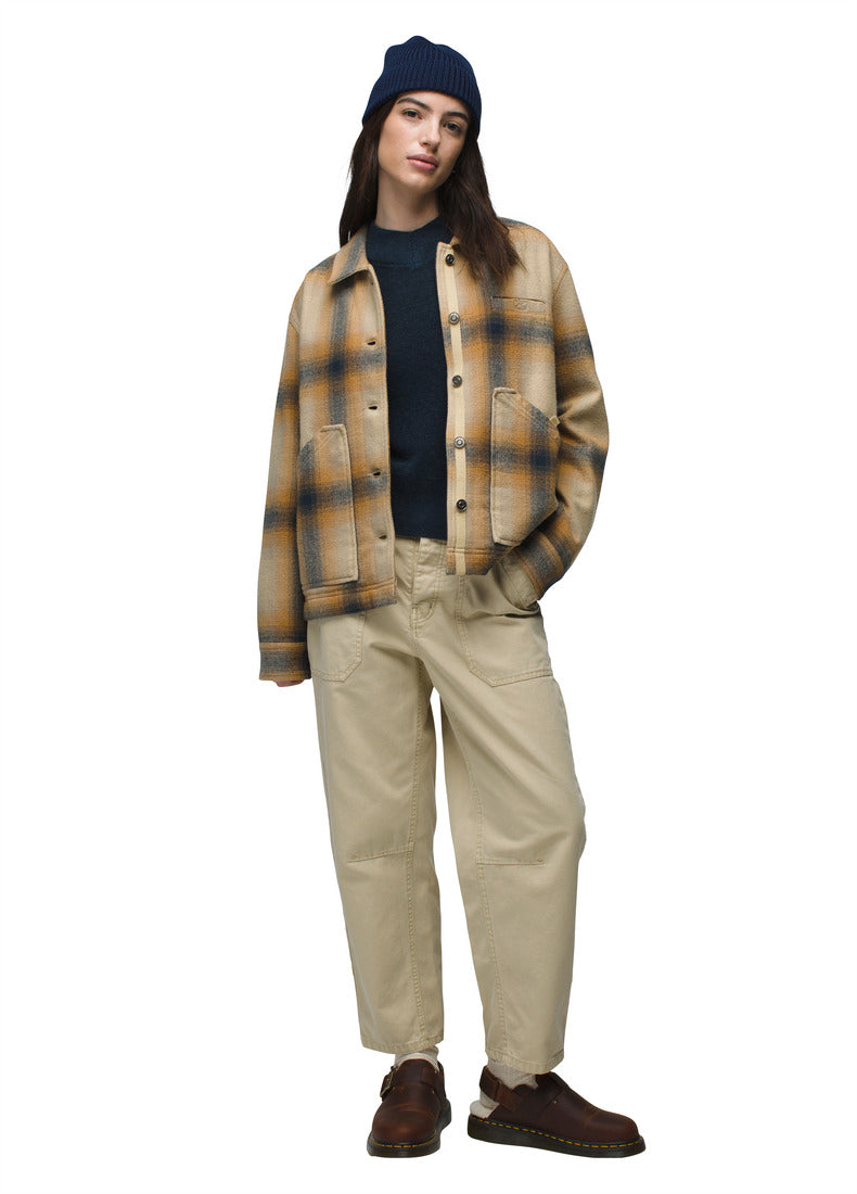 Prana - Bridges Flannel Jacket - Women's - Cargo Green