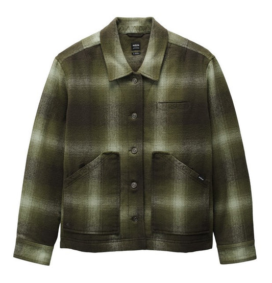 Prana - Bridges Flannel Jacket - Women's - Cargo Green