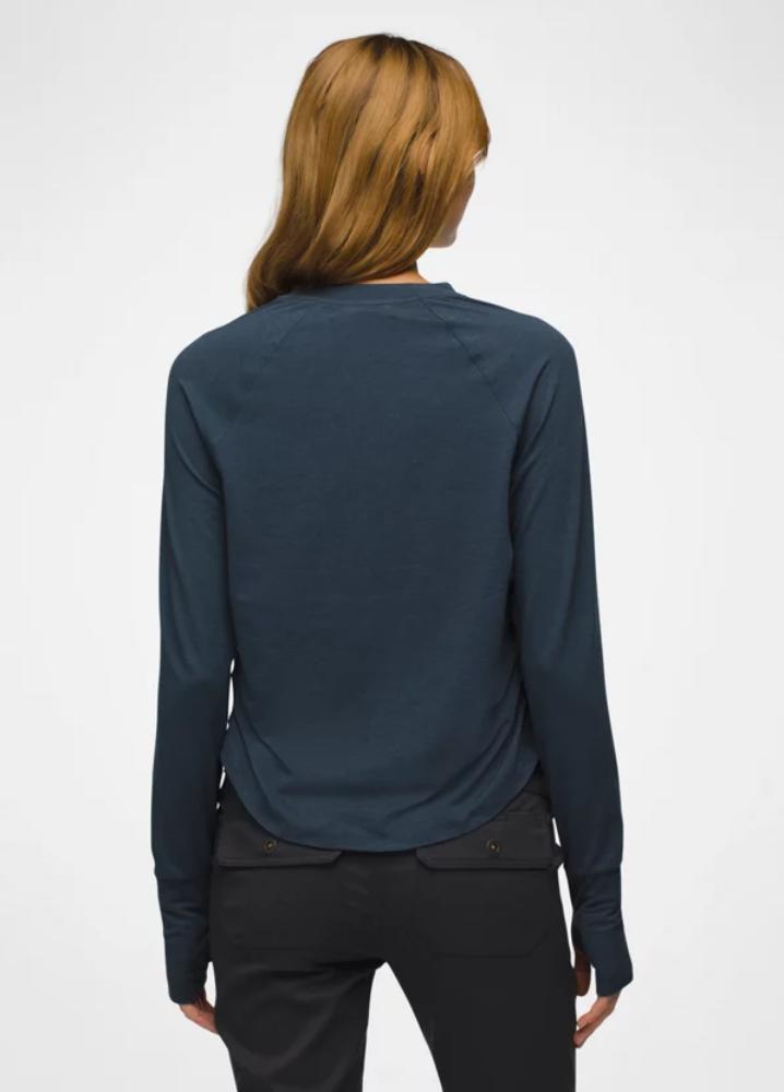Prana - Sol Searcher Long Sleeve Crew - Women's - Stormy Night