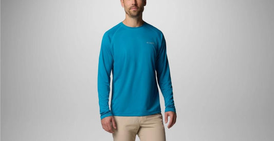 Columbia - Men's PFG Solar Stream Long Sleeve - Blue Echo