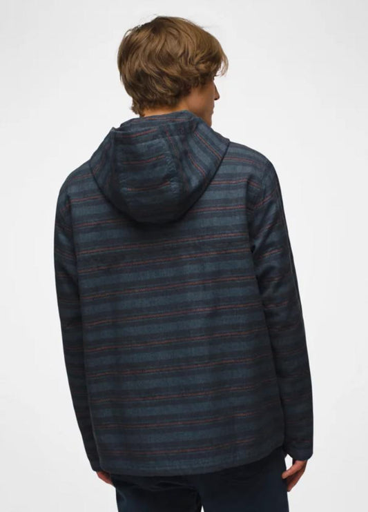 Prana - Westbrook Hooded Flannel - Men's - Rye Green