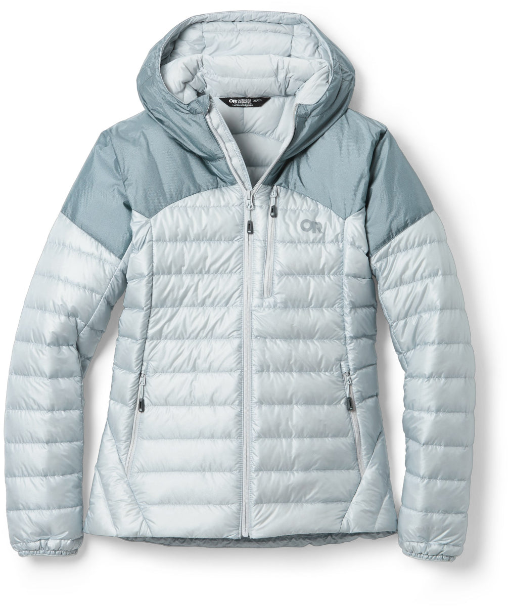 Outdoor Research - Helium Down Hoodie - Women's - Neptune/Harbor