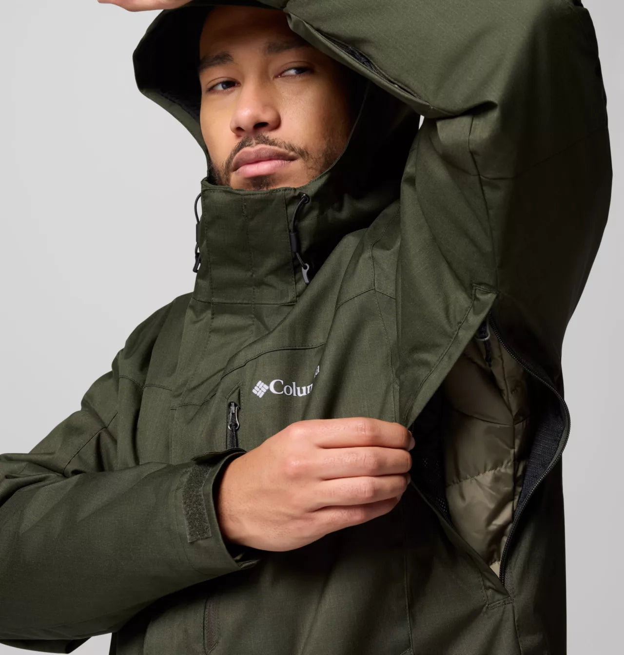 Columbia - Whirlibird V Interchange Jacket - Men's - Greenscape Mela