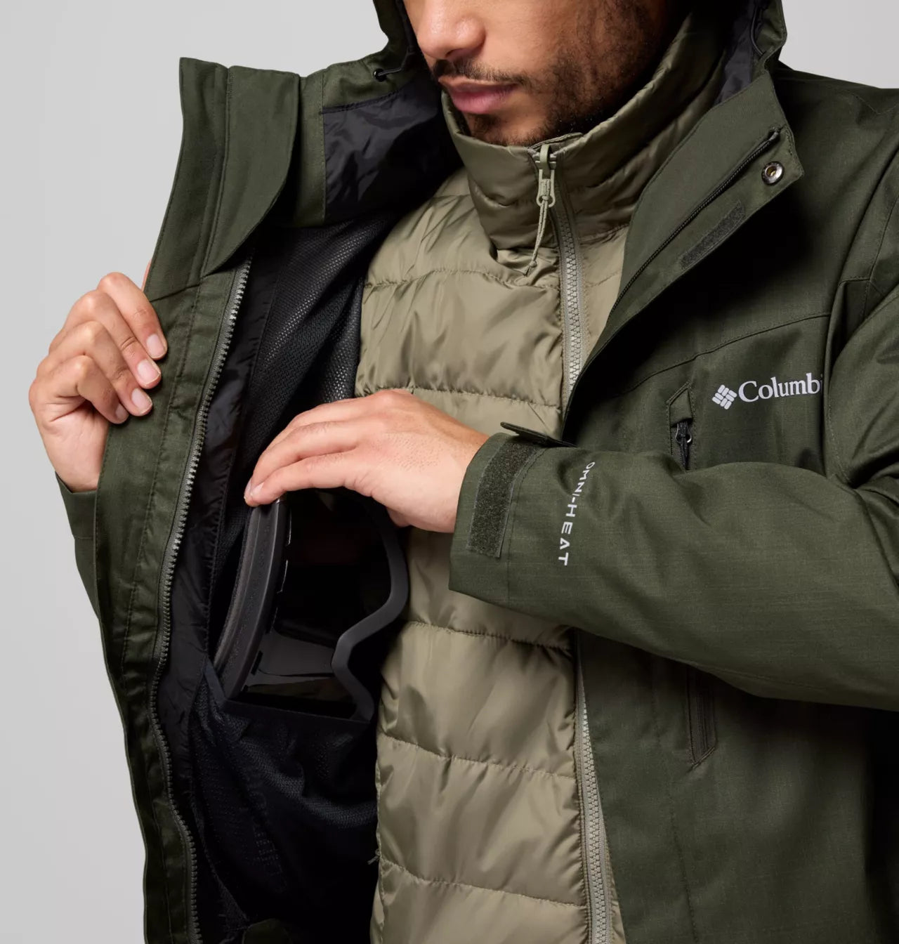 Columbia - Whirlibird V Interchange Jacket - Men's - Greenscape Mela