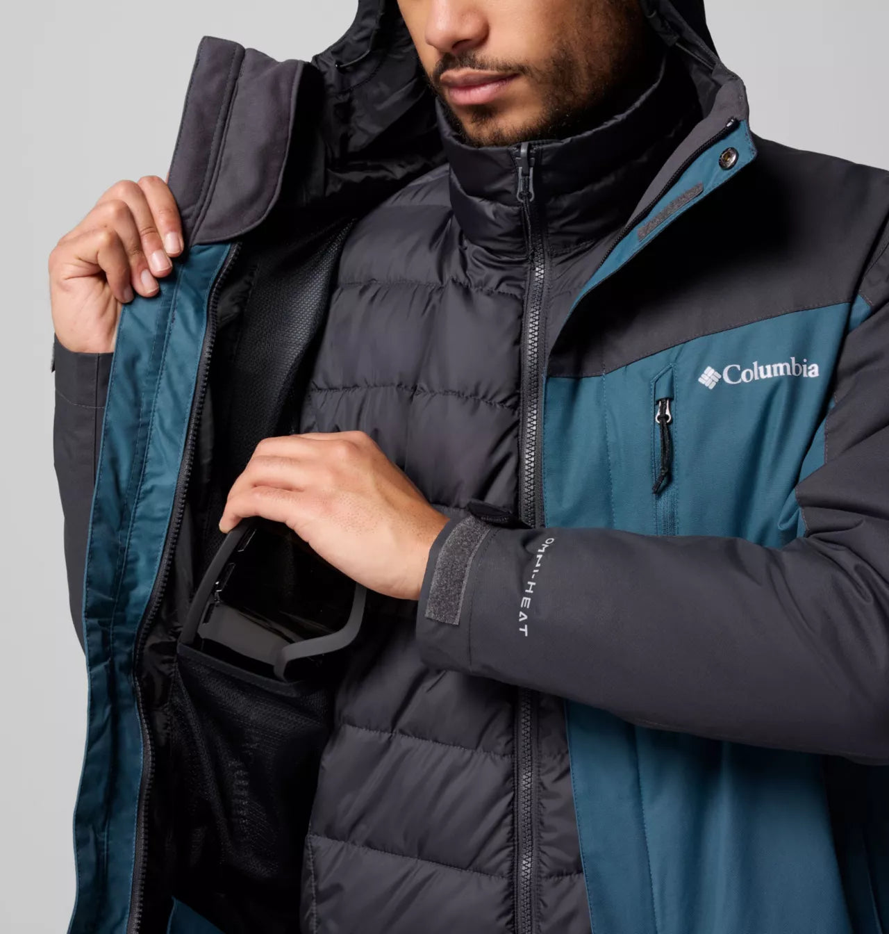 Columbia - Whirlibird V Interchange Jacket - Men's - Everblue Shark