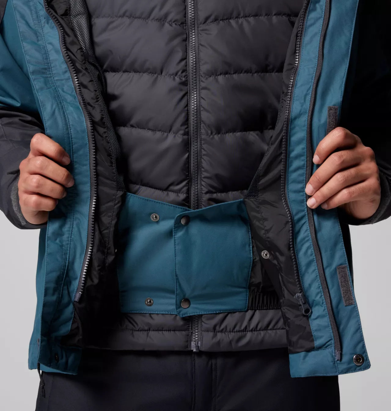 Columbia - Whirlibird V Interchange Jacket - Men's - Everblue Shark