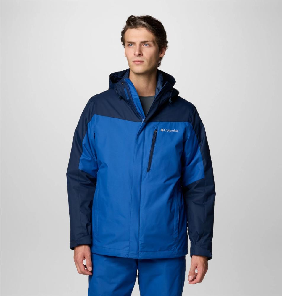 Columbia - Whirlibird V Interchange Jacket - Men's - Mountain Blue, Collegiate Navy