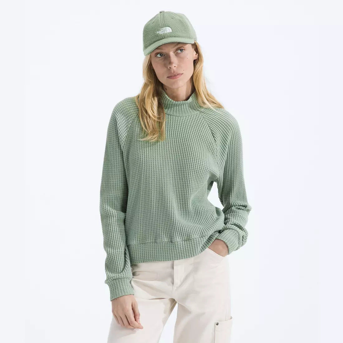 The North Face - Long Sleeve Mock Neck Chabot - Women's - Slate Moss
