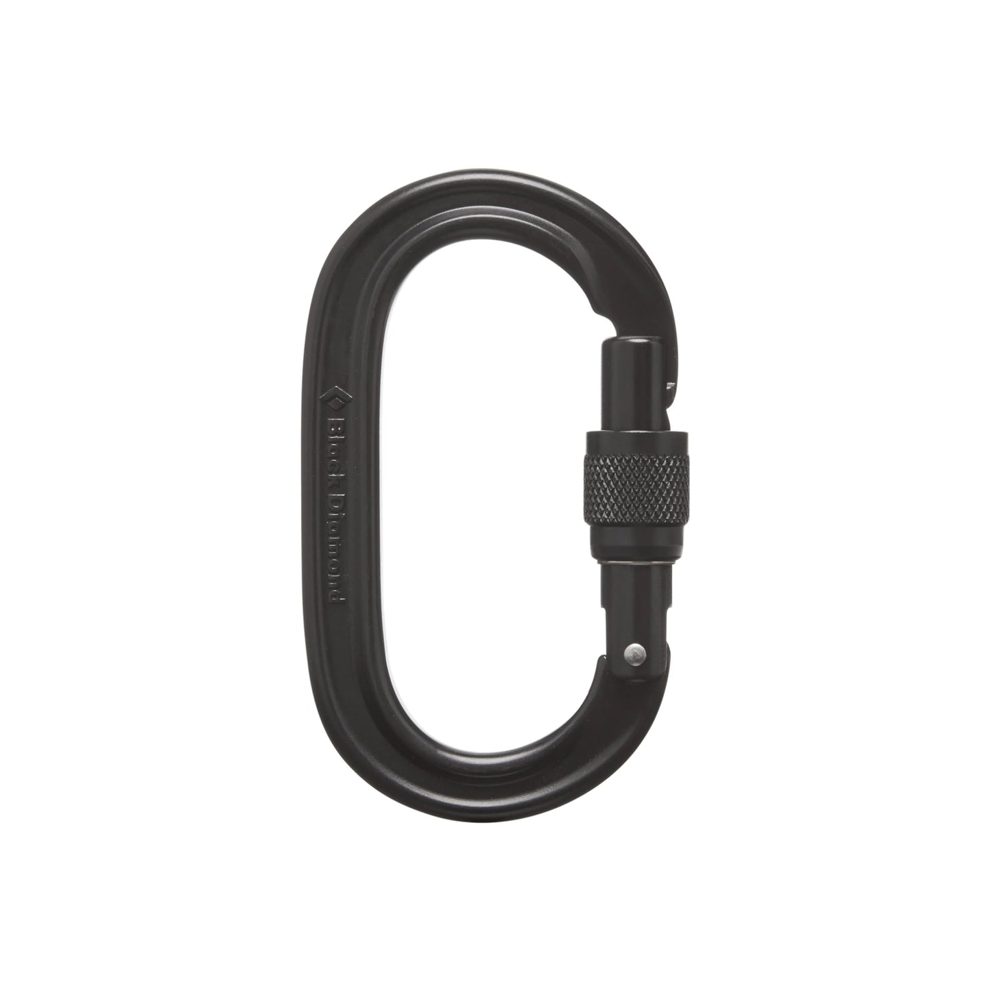 Black Diamond - Oval Keylock Screwgate Carabiner - Black