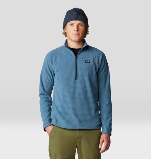 Mountain Hardwear - Summit Grid Half Zip - Men's - Adriatic Blue