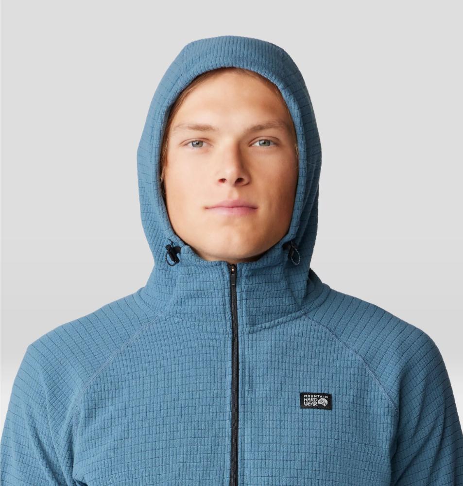 Mountain Hardwear - Summit Grid Hoody - Men's - Adriatic Blue